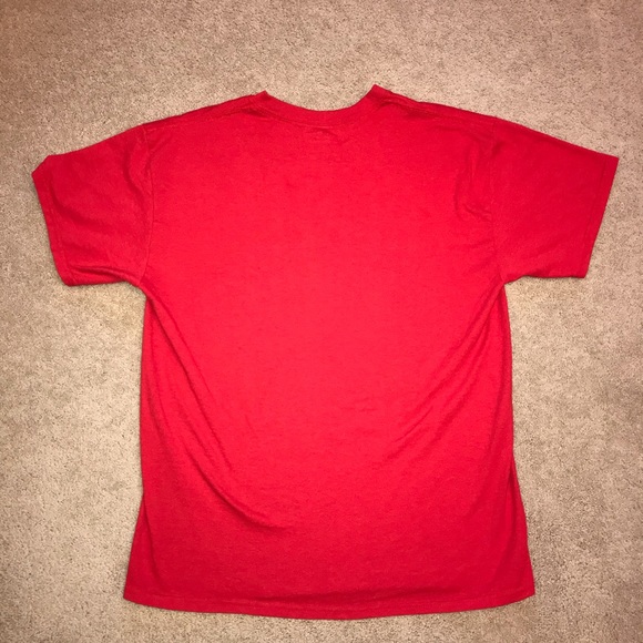UNLV Rebels T-Shirt Baseball Bandit Logo Red - Picture 9 of 9